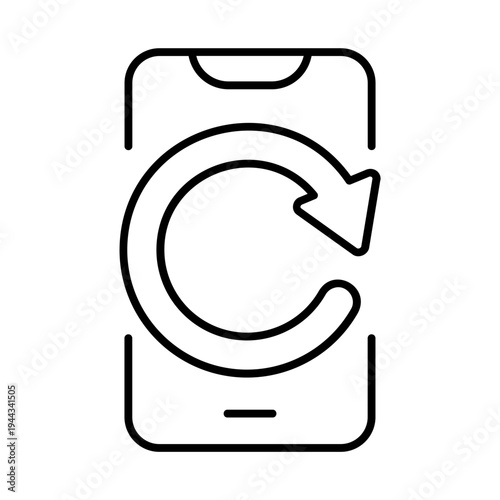 Restart circle arrow