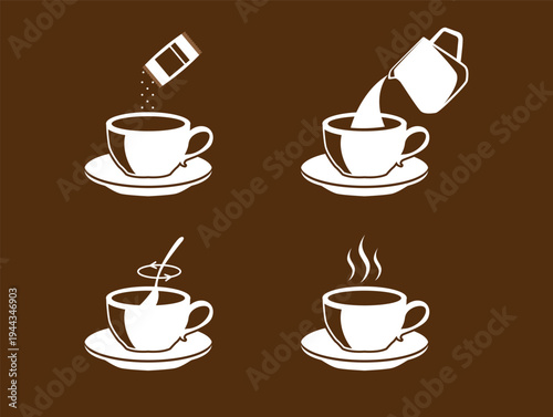 how to make instant coffee step by step instruction for packaging