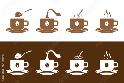 how to make instant coffee step by step instruction for packaging