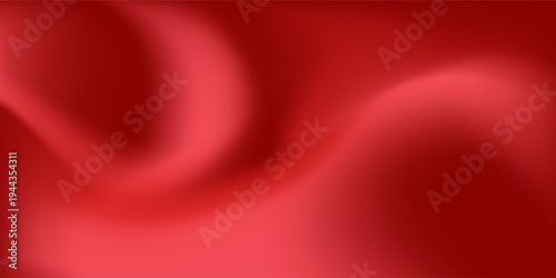 abstract red gradient texture background. blurred bg with silk or satin effect, grainy noise texture backdrop poster banner, vector