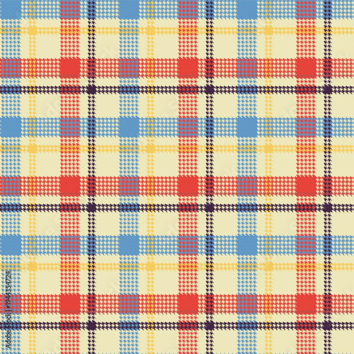 Seamless Retro Vintage Gingham Pattern March 1st 2026