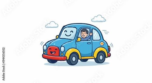 toy car on a white background