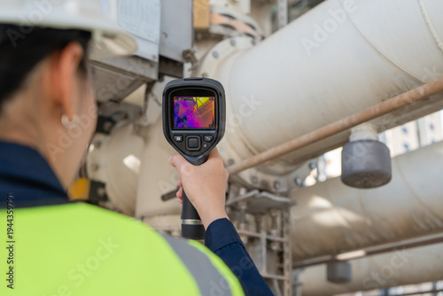 Photos Thermal camera supports industrial monitoring on high voltage gas insulated equipment, helping detect heat patterns, improve safety, reliability, diagnostics, and maintenance