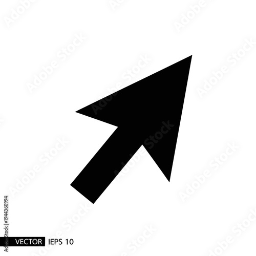 Free Download Black Arrow Pointer Icon Symbol. - GFXLoad