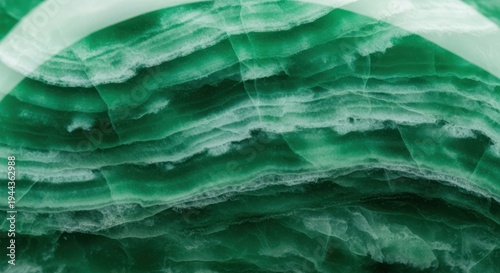 Green Malachite Stone Texture.