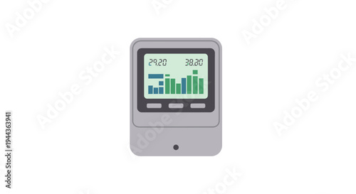 Digital Gadget with Bar Graph Display and Data