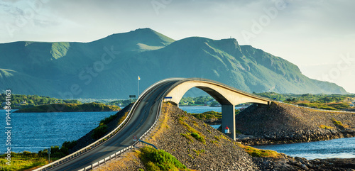 Storseisund Bridge on the Atlantic Road in Norway