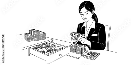 Woman Packing Boxes with Various Items.
