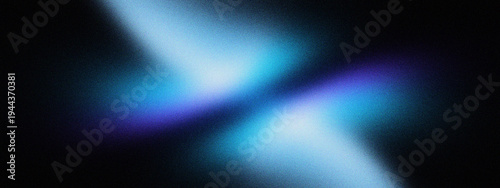 Obraz na płótnie Abstract blue and purple light streaks on a dark background creating a dynamic,