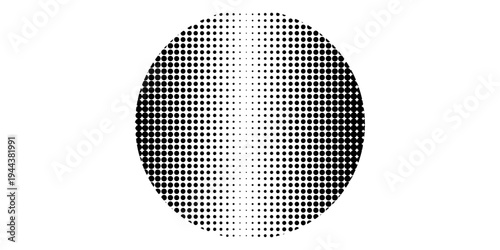 Collection of halftone circle frames dotted background. The round border icon uses a halftone random circle dot raster texture. Grunge circular stains eps 10