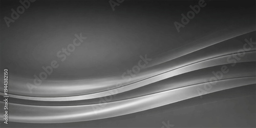 Abstract black and white wavy background with flowing lines and soft textures