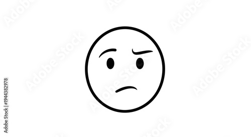 Confused Face Emoji, Questioning Expression, Doubt and Uncertainty