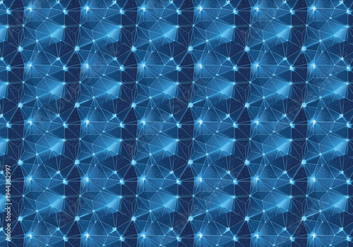 Minimalist Slate and Peach Geometric Pattern – Seamless Overlapping Circle Art