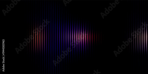 Abstract Digital EQ Music Equalizer. Sound Wave Design Element. Speaking Sound Wave Vector Illustration. Artificial Intelligence AI Assistant Voice Visualization.