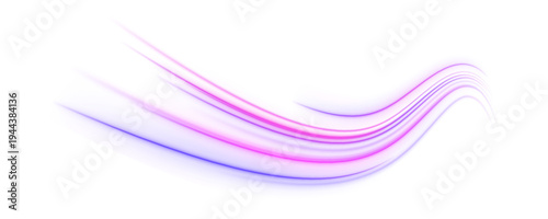 Pink and blue neon spirals twist across a PNG, leaving glowing trails behind. Motion blur enhances speed and futuristic vibes. Perfect for cyberpunk art.
