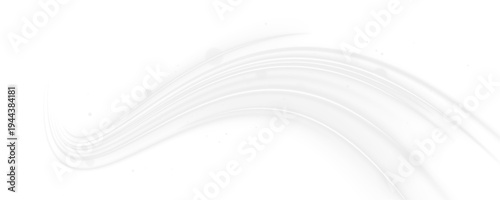 White neon lines twist dynamically across a PNG background. Glowing trails convey fast motion and futuristic energy. Ideal for sci-fi visuals.