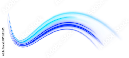 Cyan and blue light ribbons twist along a PNG highway. Motion blur and glowing particle trails highlight speed and futuristic motion. Perfect for digital city visuals.