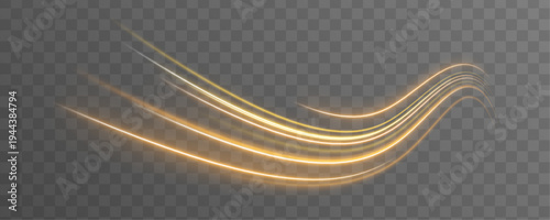 Electric yellow neon lines twist and shimmer on a dark background. Motion blur highlights speed, energy, and futuristic motion. Ideal for digital tech visuals.