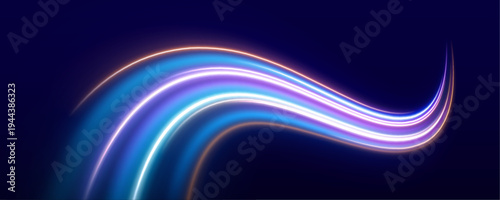 A burst of multicolor neon light radiates from the center, creating a powerful futuristic explosion. The glowing effect suggests speed and energy.