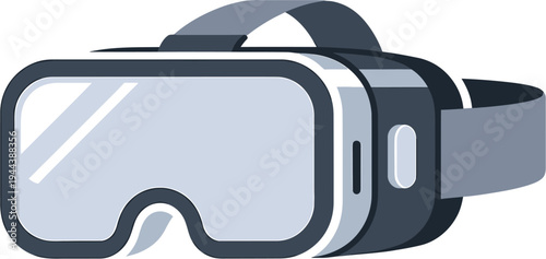 Virtual Reality Headset Icon for Immersive Digital Experiences