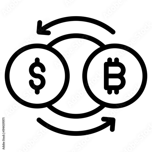 cryptocurency exchange icon