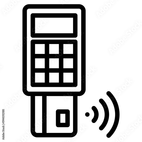 pos terminal payment icon