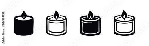 Egg Cooker Icon Set. Electric Egg Boiler Symbol. Simple Black and White Kitchen Appliance Vector Illustration.