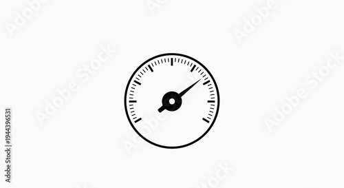 Speedometer Gauge Icon, Measuring Speed, Performance, Velocity, Measurement, Control, Indicator