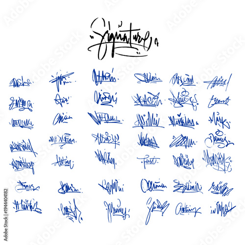 Big Massive Collection of Professional Signature Hand Drawn Illustrations in Black Ink Style for Branding and Identity Design.