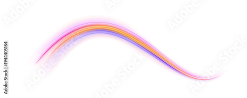 Orange and blue neon streaks form spiraling loops. Motion blur emphasizes high-speed energy flow. Perfect for cyberpunk and tech designs. PNG