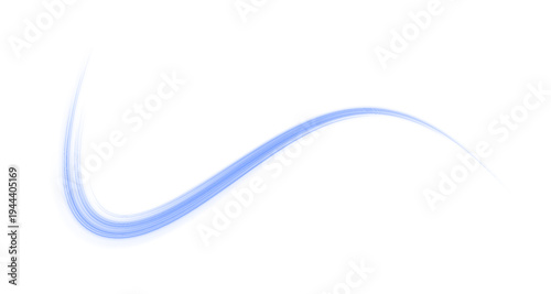 Bright blue neon arcs twist and curve across the frame. Motion blur enhances kinetic energy and speed perception. Perfect for tech, cyberpunk, or futuristic visuals.PNG
