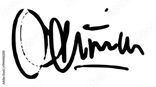 Modern Hand Drawn Signature Illustration with Unique Ink Flourish for Professional Identity and Personal Branding.