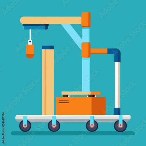 Industrial Lift Machine with Lifting Arm