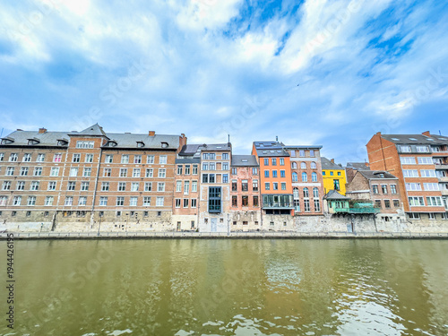 Street view of Namur in Belgium