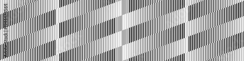 Doppler effect vector wallpapper. Gradation lines pattern. Gradient striped halftone texture background. Repeating fading black white parallel lines backdrop 10 eps