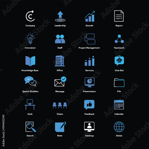 "Modern Business IK Icon Pack 