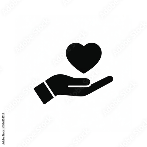 Silhouette of a modern assault rifle against a plain white background