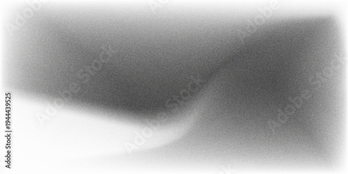 Grey gradient grain texture background gray black white monochrome smooth grainy backdrop design copy space