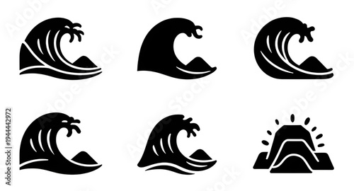 waves, seawave, oceanwave, surf, tide, swell, breaker, current, waterflow, splash, ripple, foam, marine, nautical, beachside, coast, shoreline, seaside, aquatic, oceanic, silhouette, black, shadow, ou