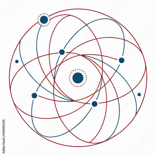 Atomic Structure Model with Electron Orbits science