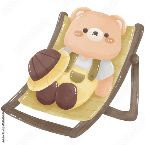 bear on a chair 