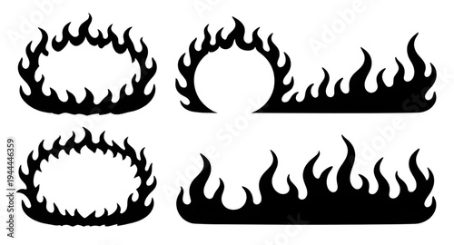 fire, flame, flames, blaze, burn, ignite, spark, flare, inferno, wildfire, bonfire, torch, furnace, heat, hot, glow, ember, combustion, energy, power, silhouette, black, shadow, outline, contour, symb