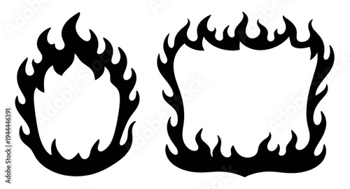 fire, flame, flames, blaze, burn, ignite, spark, flare, inferno, wildfire, bonfire, torch, furnace, heat, hot, glow, ember, combustion, energy, power, silhouette, black, shadow, outline, contour, symb