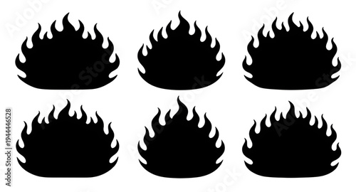 fire, flame, flames, blaze, burn, ignite, spark, flare, inferno, wildfire, bonfire, torch, furnace, heat, hot, glow, ember, combustion, energy, power, silhouette, black, shadow, outline, contour, symb