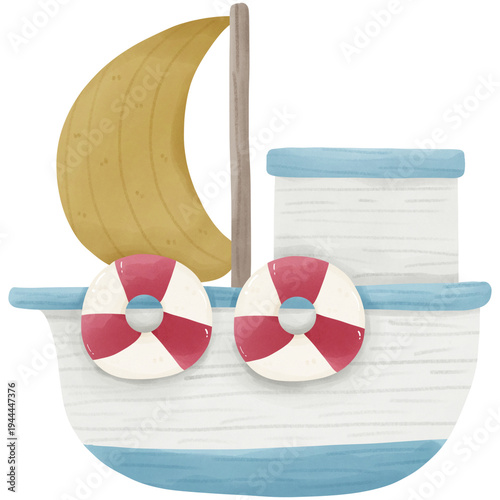 fishing boat cartoon
