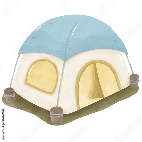 tent cartoon
