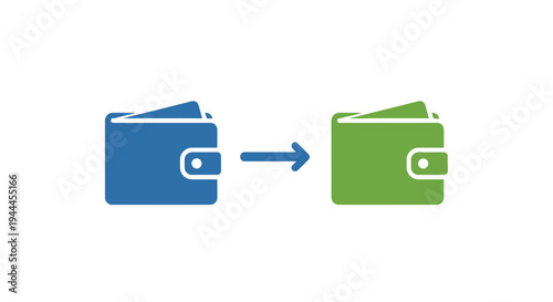 Blue Folder Transferring to Green Folder.