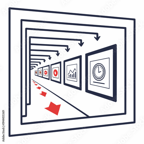 Infographic Process Flowchart Timeline business