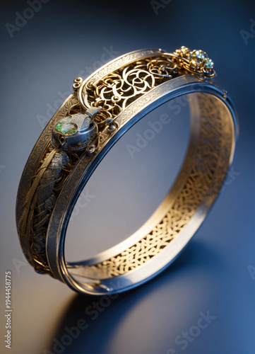 golden ring with diamonds