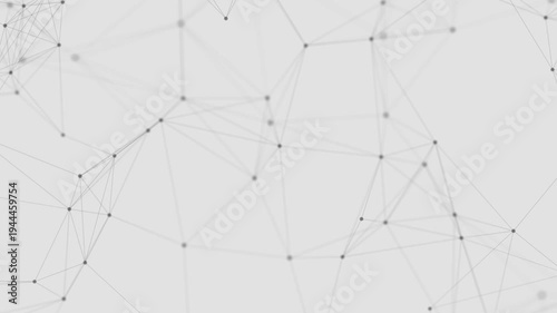 modern technology concept abstract plexus lines and dot net work connected technology motion background.